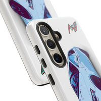 Melvin White Sports Car Phone Case - Retro Pop Art Supercar Protective Tough Case