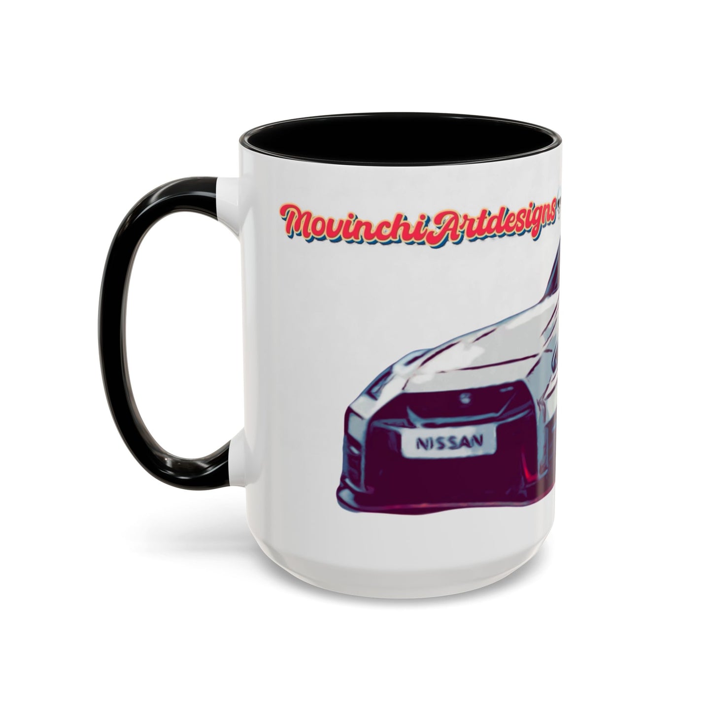 R35.  Sports Car Accent Mug — Nissan GT-R Inspired Coffee Cup (11/15oz)