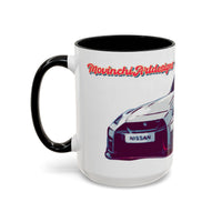 R35.  Sports Car Accent Mug — Nissan GT-R Inspired Coffee Cup (11/15oz)