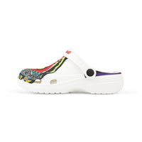 Kids' Foam Clogs with Colorful KING GRAY  Face Print