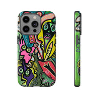 CONCERT  Abstract Graffiti Phone Case — Colorful Street Art Tough Cases
