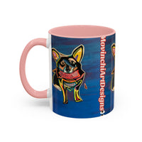 Chihuahua Art Coffee Mug – Colorful Pop‑Art Dog Accent Mug (11/15 oz)