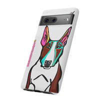 MR Bull Terrier Phone Case — Colorful Pop Art Tough Cases for Dog Lovers