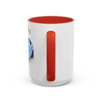 MELVIN.  Personalized Car Coffee Mug — 'Melvin' Sports Car Accent Mug (11/15oz)