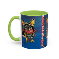 Chihuahua Art Coffee Mug – Colorful Pop‑Art Dog Accent Mug (11/15 oz)