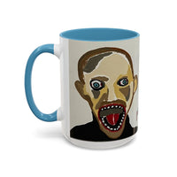 3 amigos Creepy Masked Faces Accent Coffee Mug – Horror Art 11/15oz