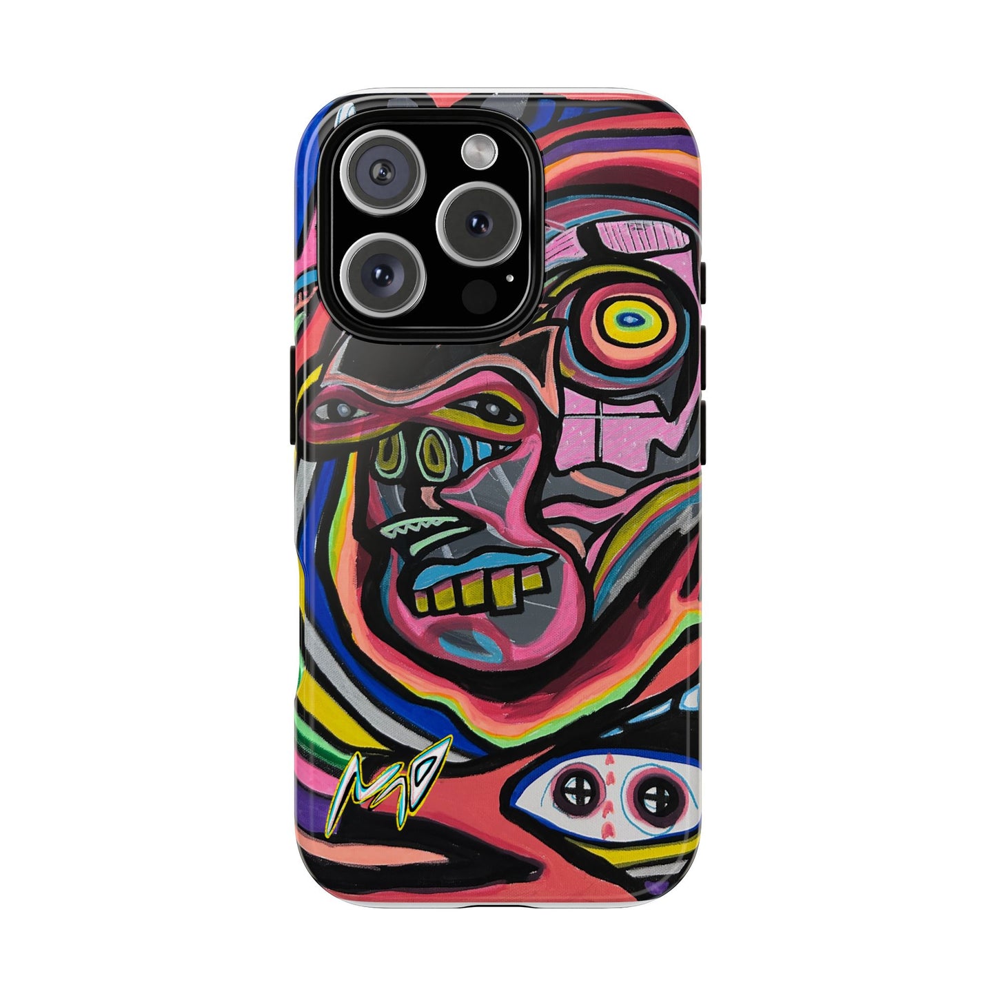 CRAZY Graffiti Phone Case — Colorful Street Art Protective Cover