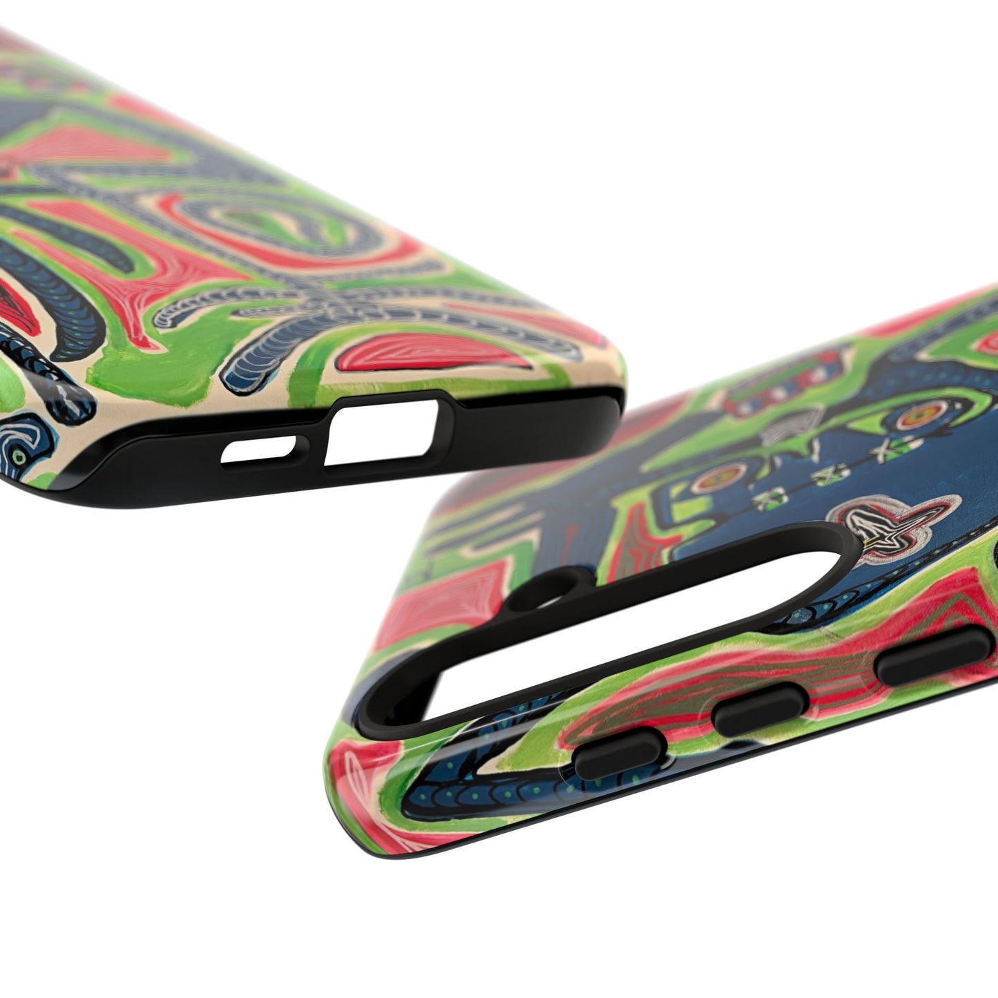 Abstract AFTERLIFE Phone Case — Bold Psychedelic Music Art