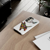HUSKY  Colorful Abstract Dog Phone Case — 'MAD' Signature Protective Case