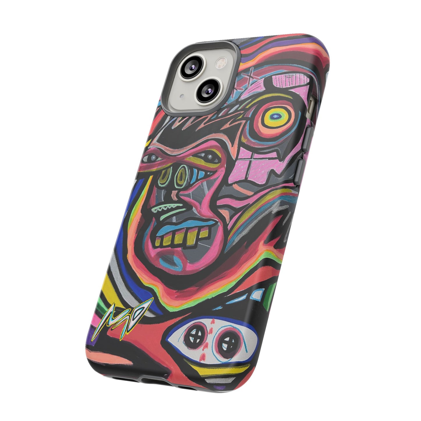 CRAZY Graffiti Phone Case — Colorful Street Art Protective Cover